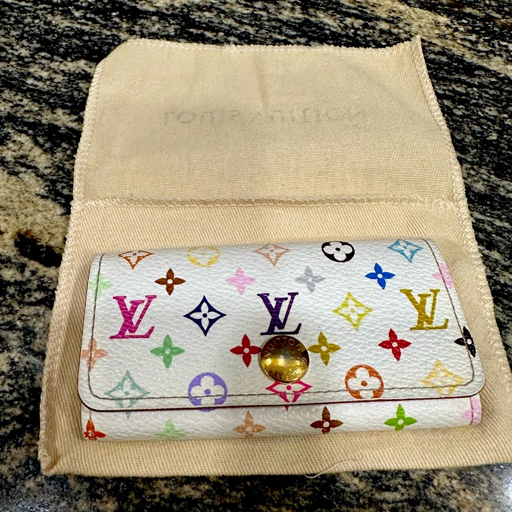 Louis Vuitton Multicolor Monogram Key & Card Holder